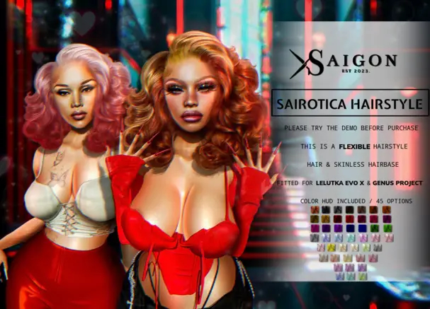 SaiGon - " Sairotica Hairstyles " PACKS