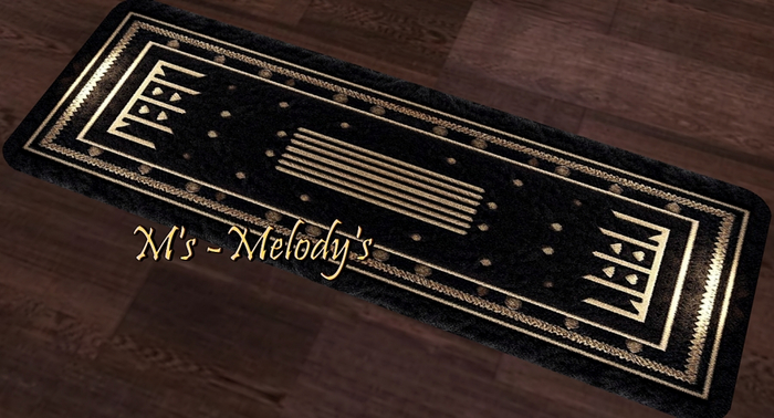 M's - Carpet /rug/ - "The Sultan's Dark Treasure"
