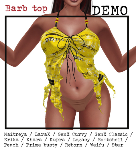 :::darKrose::: Barb DEMO top