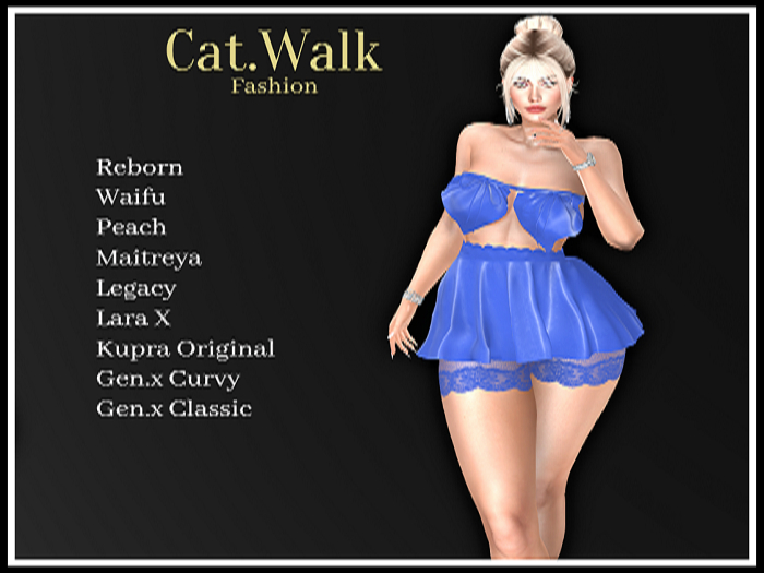 Cat.Walk-Silvana Top-Blue
