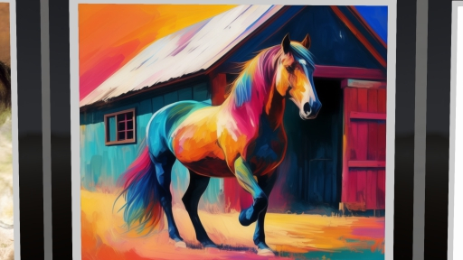 vanity studio - Abstract Horse