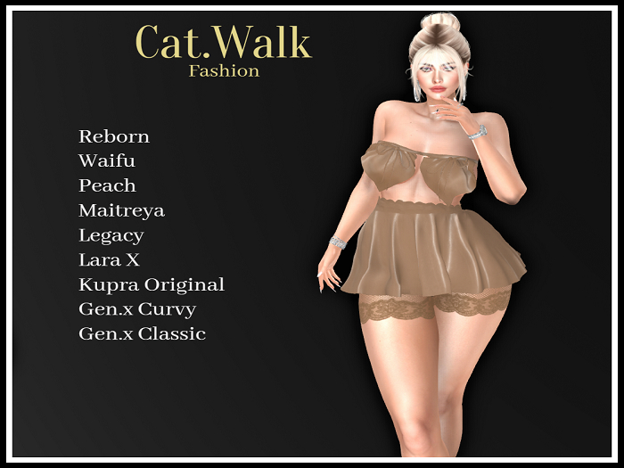 Cat.Walk-Silvana Top-Brown