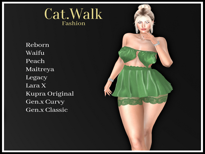 Cat.Walk-Silvana Top-Green