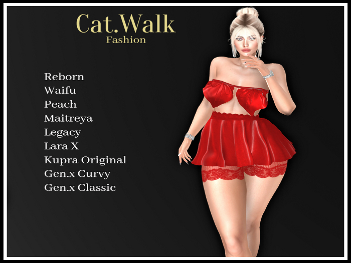 Cat.Walk-Silvana Top-Red