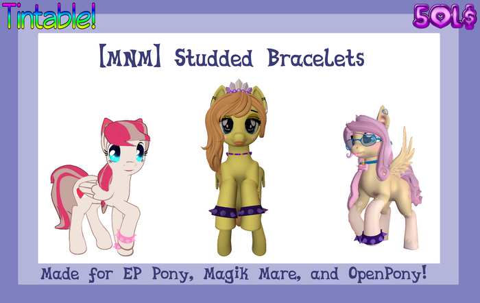 [MNM] Studded Bracelets