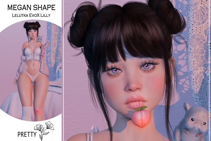 PRETTY - Megan shape - Lelutka Lilly 