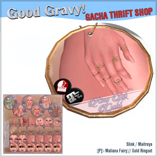 :[P]:- Maliana Fairy:// Gold Ringset