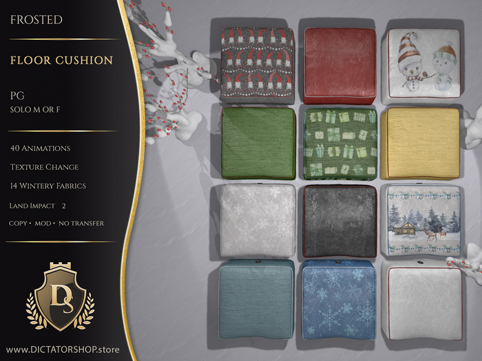 [Ds] Frosted - Floor Cushion SS PG