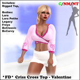 *FD* Criss Cross Top [Boxed] Valentine