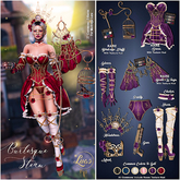 Luas Burlesque Steam Black  full set + rare ( 10 Pcs )