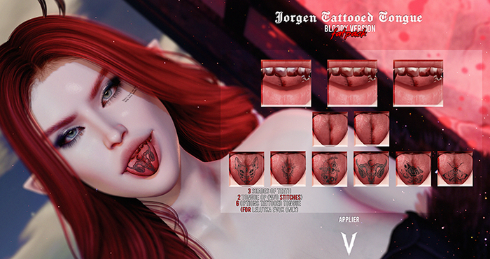 VIENA. Jorgen Tattooed Tongue - Lel Evo/Evox Fatpack {Add me}