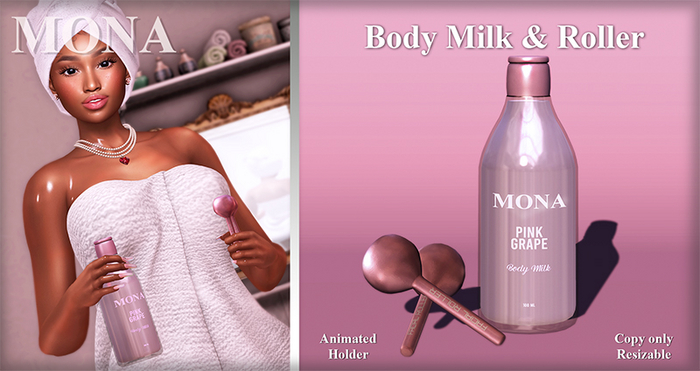 MONA - Body Milk & Roller (Unpack)