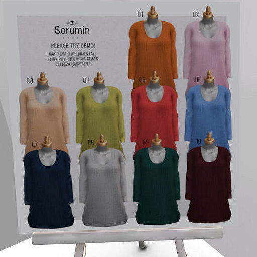 02 -Sorumin- Hello Fall Sweater -Ballet Slipper- Maitreya