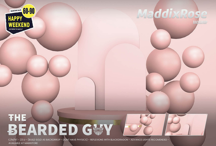 Maddix Rose Backdrop - The Bearded Guy