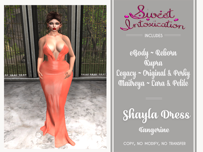 ::Sweet Intoxication:: Shayla Dress - Tangerine