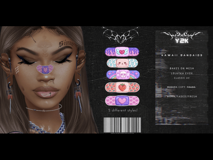#Y2K - KAWAII BANDAIDS EVOX