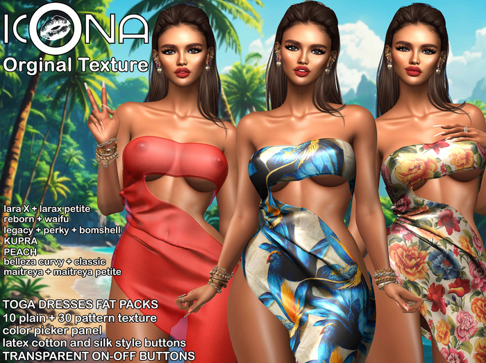 ICONA / TOGA DRESSES BEACHWEAR FAT PACK