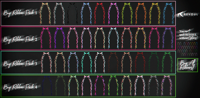 REVOUL - 'SuperNatural' RIBBONS / PRO PACK <3