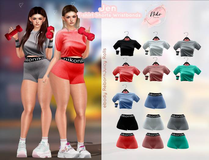 Niko*Jen Shorts Black (Unpacker)