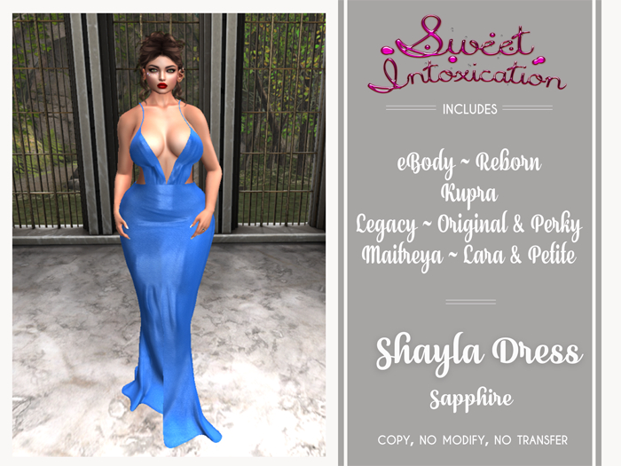 ::Sweet Intoxication:: Shayla Dress - Sapphire