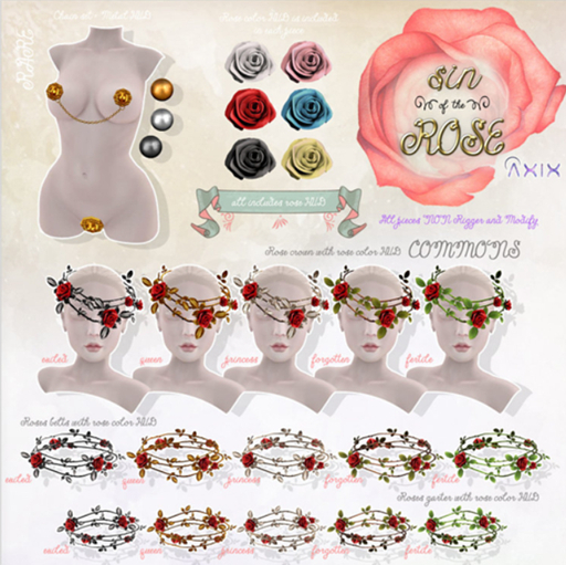 ::Axix:: SinOfTheRose Belt {Queen}