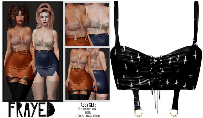 Frayed - Tabby Top - Crosses