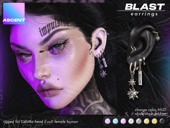 ASCENT - Blast Earrings (EvoX F)
