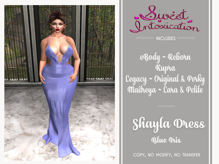 ::Sweet Intoxication:: Shayla Dress - Blue Iris