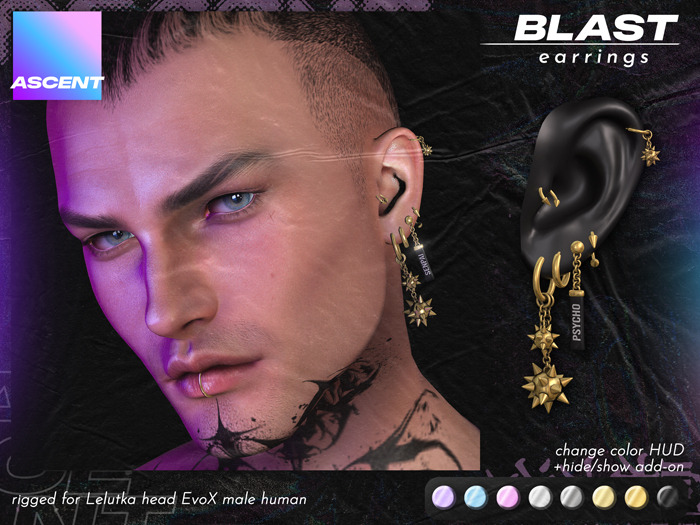 ASCENT - Blast Earrings (EvoX M)