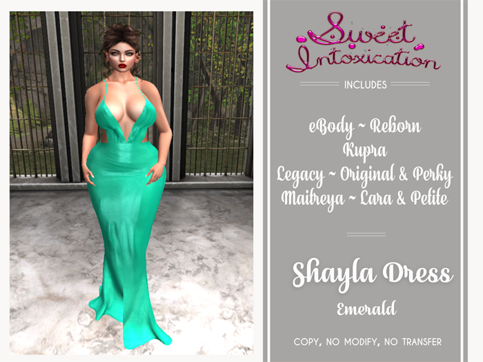 ::Sweet Intoxication:: Shayla Dress - Emerald