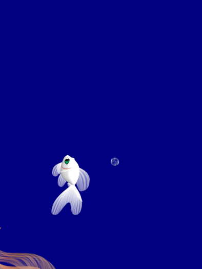 (7S) Common Fish: White Goldfish