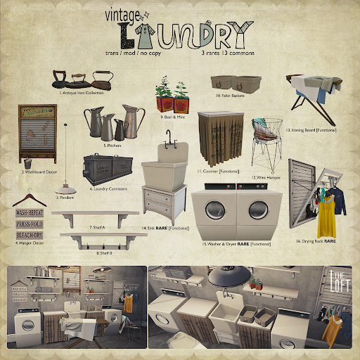 The Loft - Vintage Laundry [Arcade] - Washer - RARE