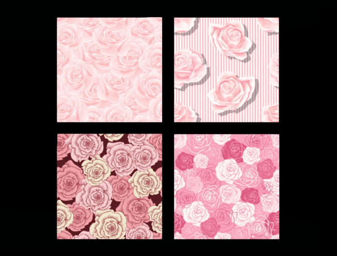 *6KW* FULL PERM Textures (Seamless Pink Roses)