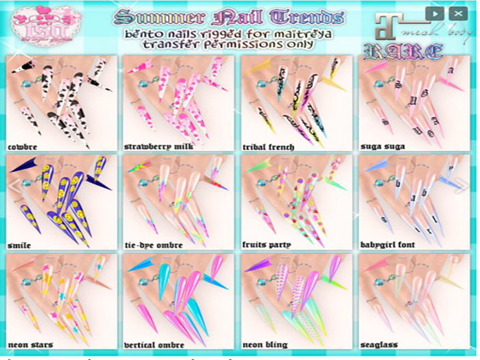 .tsg. Summer Nail Trends - Neon Stars