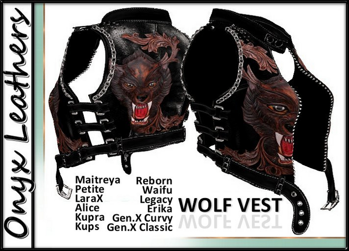 Black Wolf Vest - v3