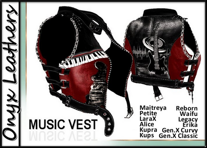 Red Music Vest - v3