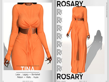 Rosary. Tina . Orange