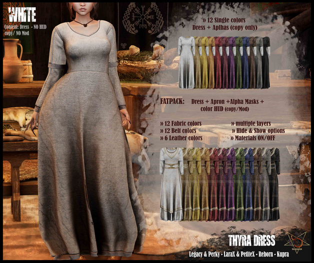 //RKS// Dress Thyra - White