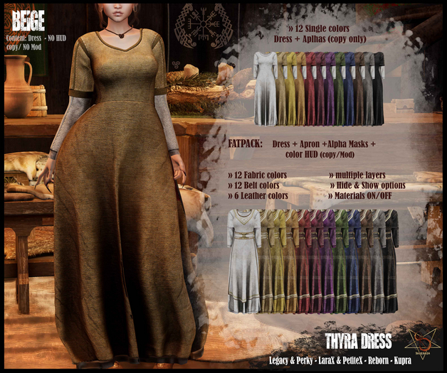 //RKS// Dress Thyra - Beige