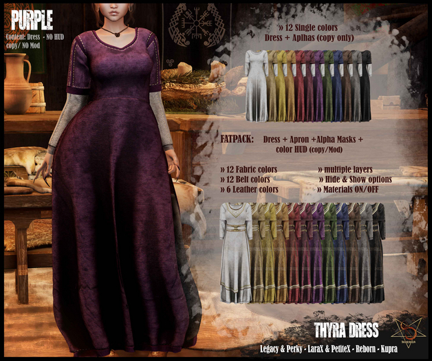 //RKS// Dress Thyra - Purple