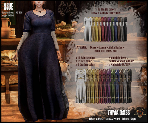 //RKS// Dress Thyra - Blue