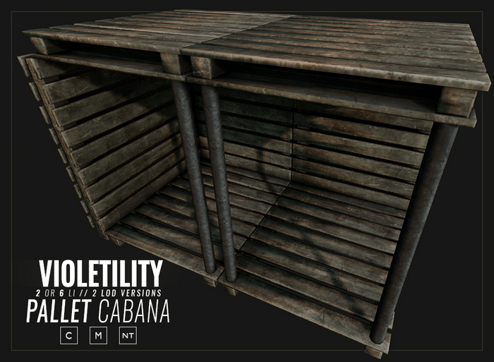 Violetility - Pallet Cabana