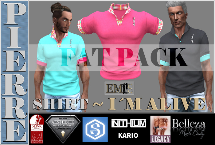 EMS - PIERRE SHIRT - IM ALIVE - FATPACK