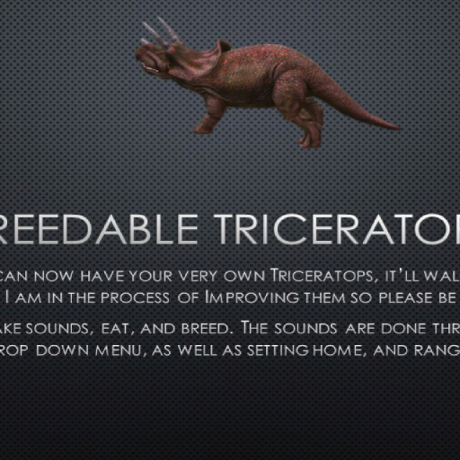 Breedable Triceratops