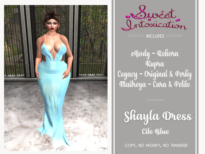 ::Sweet Intoxication:: Shayla Dress - Lite Blue
