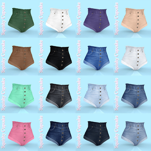 FATPACK Denim Shorts Maitreya Reborn Legacy