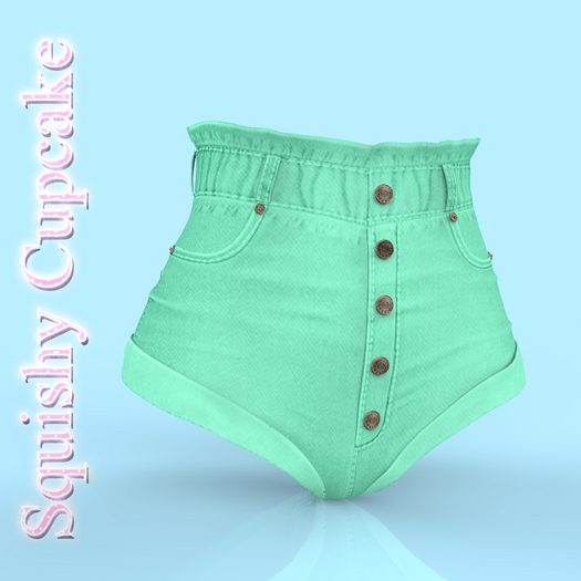 Mint Denim Shorts Maitreya Reborn Legacy
