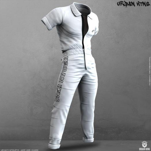 [Urban King] Rodrygo Overall - White