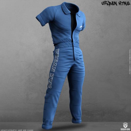 [Urban King] Rodrygo Overall - Blue