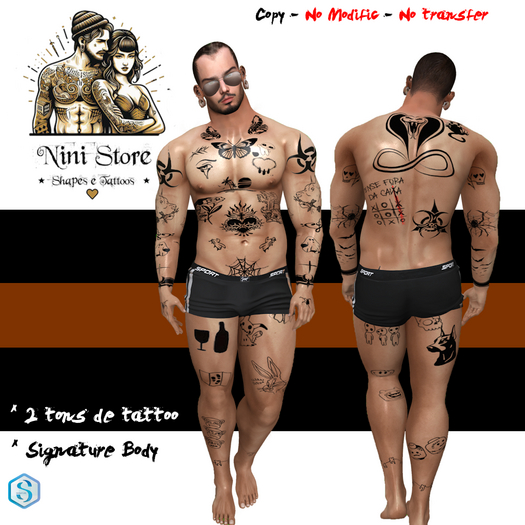 .::.[N.S] .::.Tattoo Flash Men Signature Body